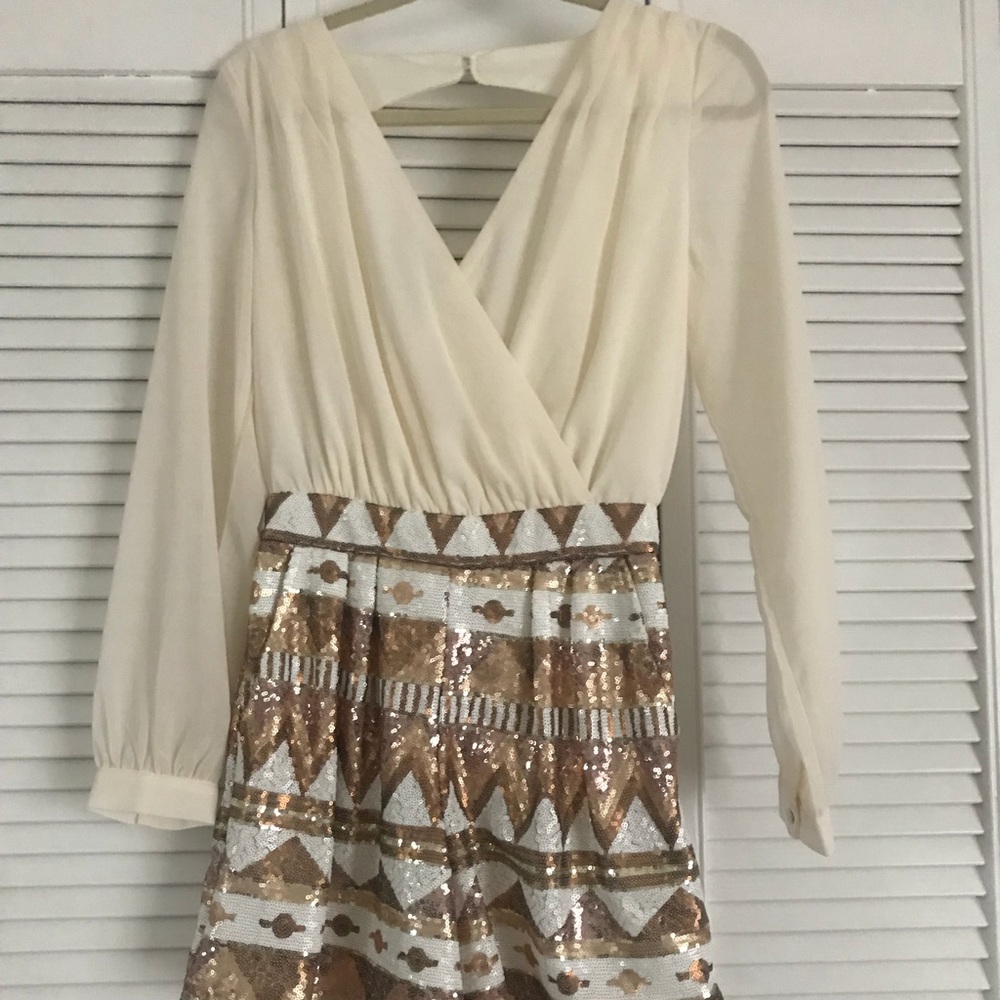 Sequin shorts romper